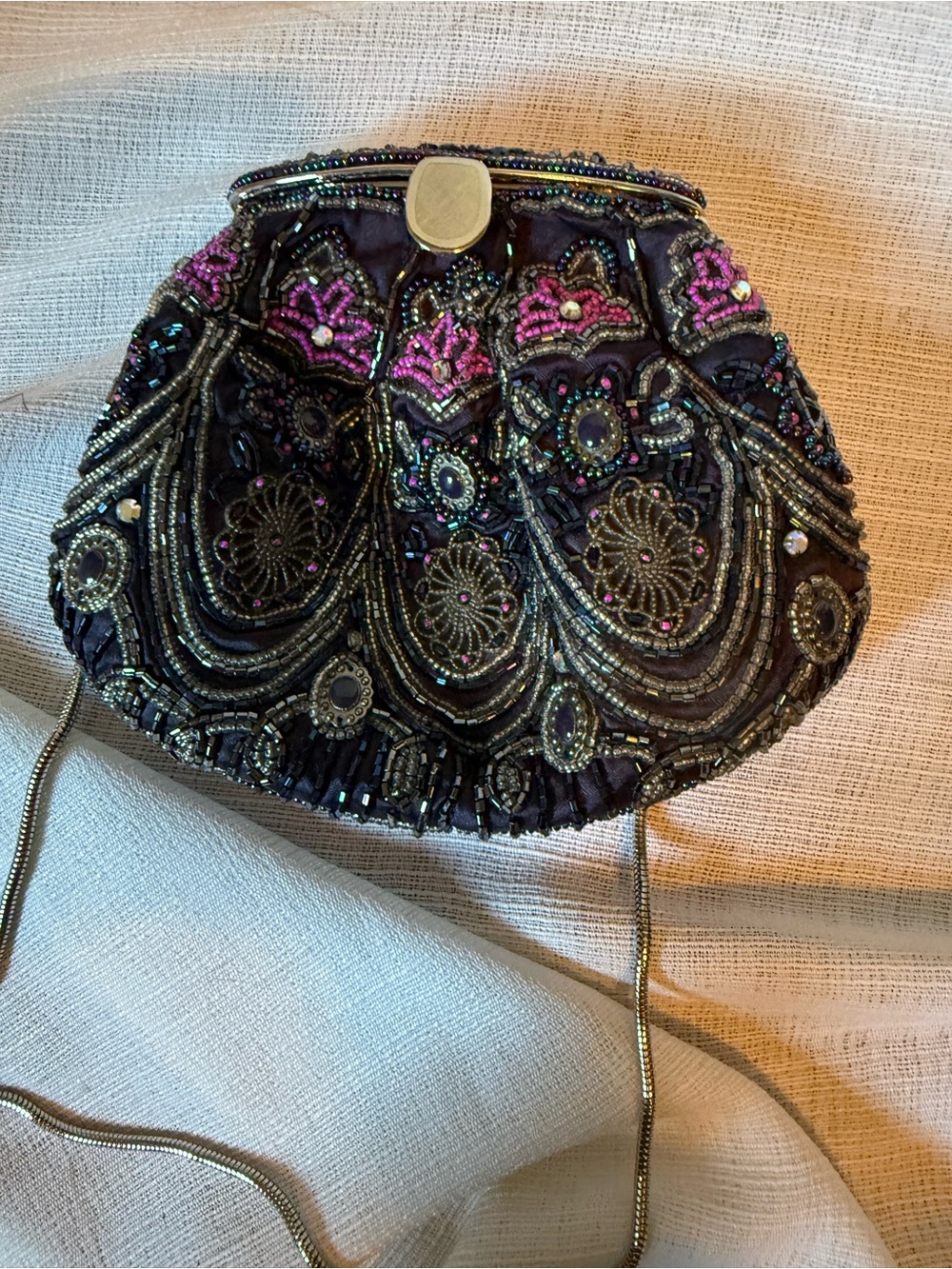 Vintage beaded handbag/ purse